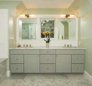 Bathroom remodel in Ashburn, VA by Denny and Gardner Remodeling