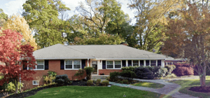 Before photo of whole home remodel and addition in Northern VA