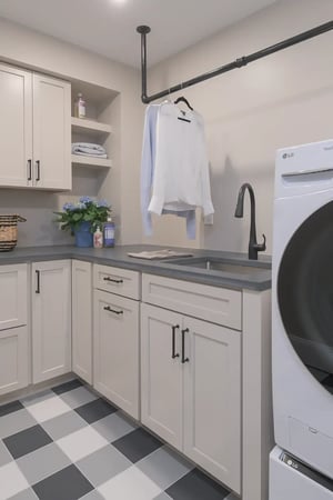 Denny + Gardner laundry room remodel