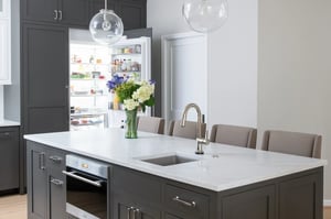 Refreshed kitchen Remodel by Denny and Gardner Remodeling